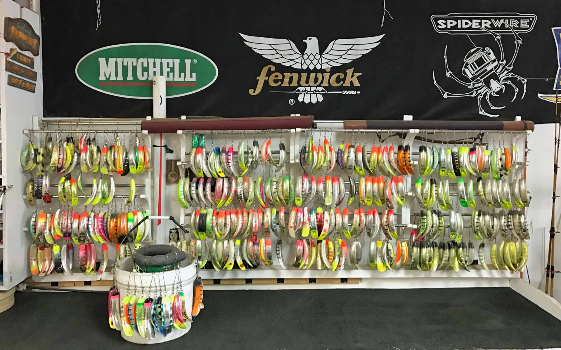 Alaska Fishing Tackle and Fishing Gear For Salmon Rainbow Trout Halibut