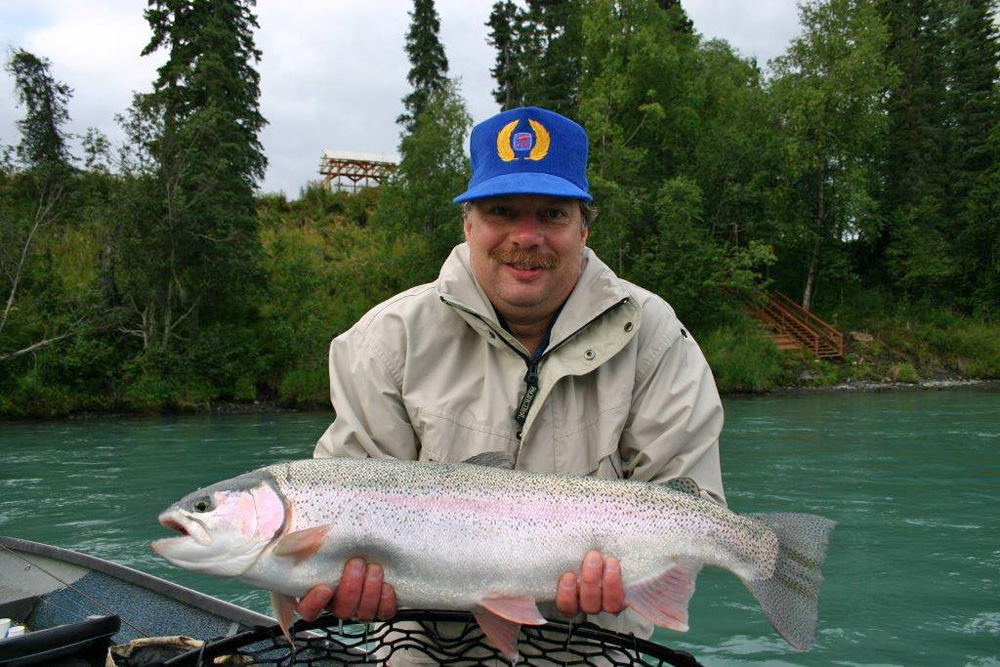 30 Inch Rainbow Trout Caught From The Kenai 1000