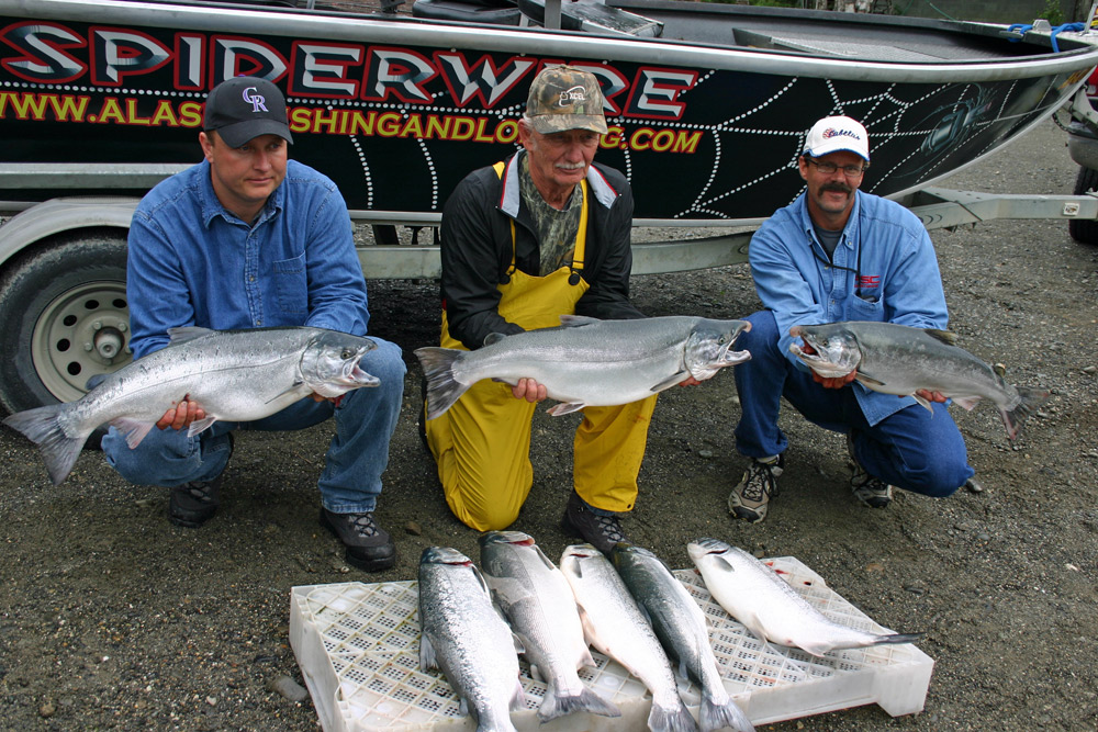 Boat Load Of Silver Salmon At Alaska Fishing And Lodging Alaska 1000