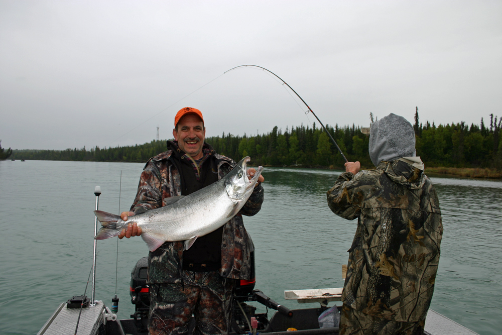 Doubled Up On Kenai River Silver Salmon 1000