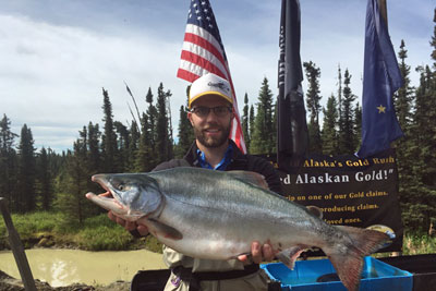 Huge Pink Salmon Caught on Kenai River Alaska
