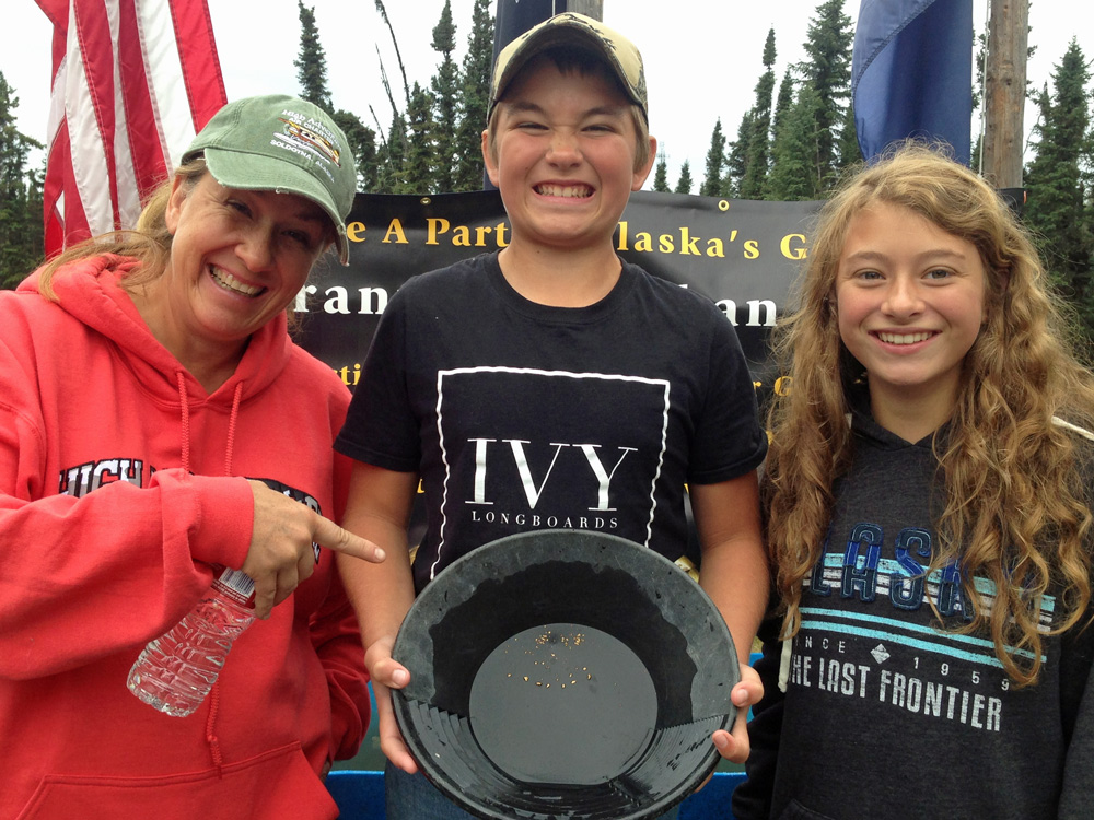 Kids Finding Alaska Gold With Alaska Gold Prospecting