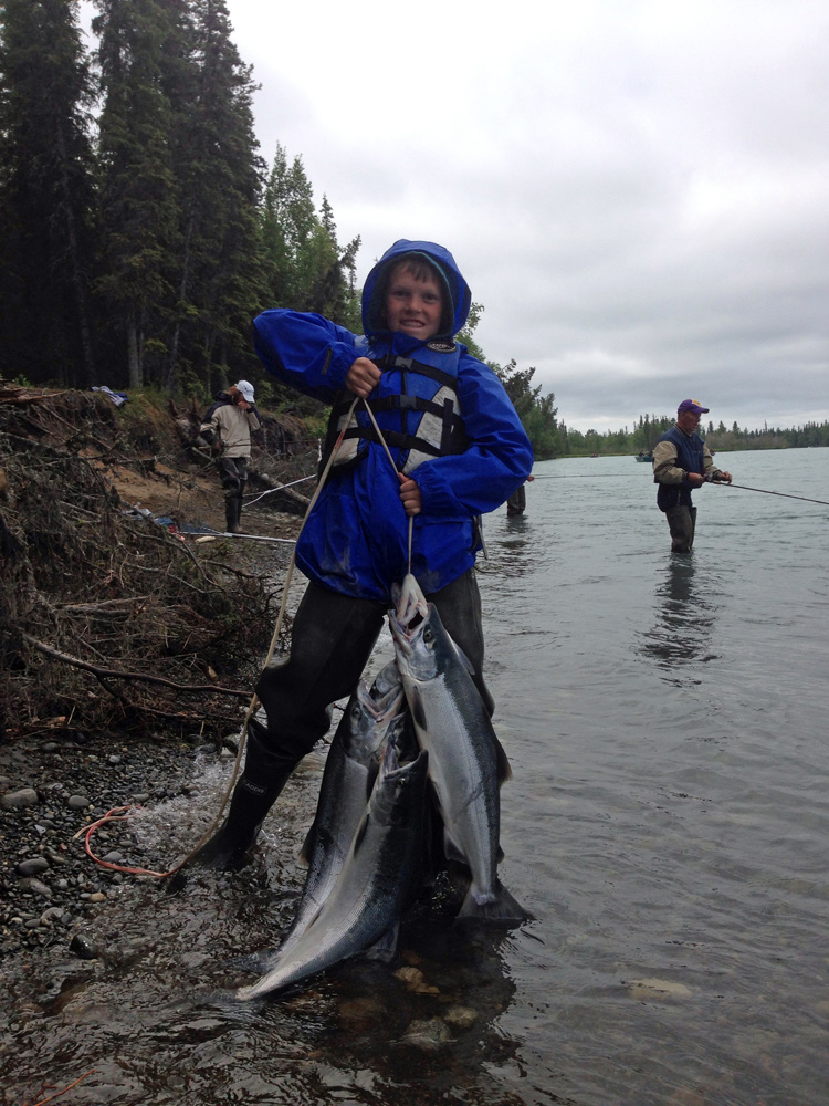 Kid with Sockeye