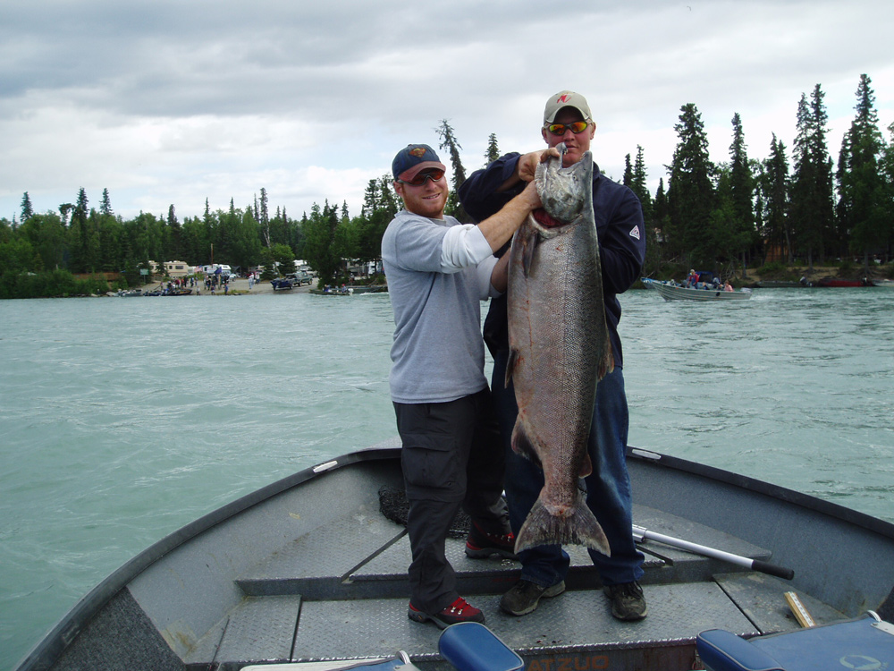 Monster Kenai King Salmon With Alaska Fishing And Lodging 1000