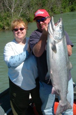 Alaska salmon fishing trips with Tyland Vanlier